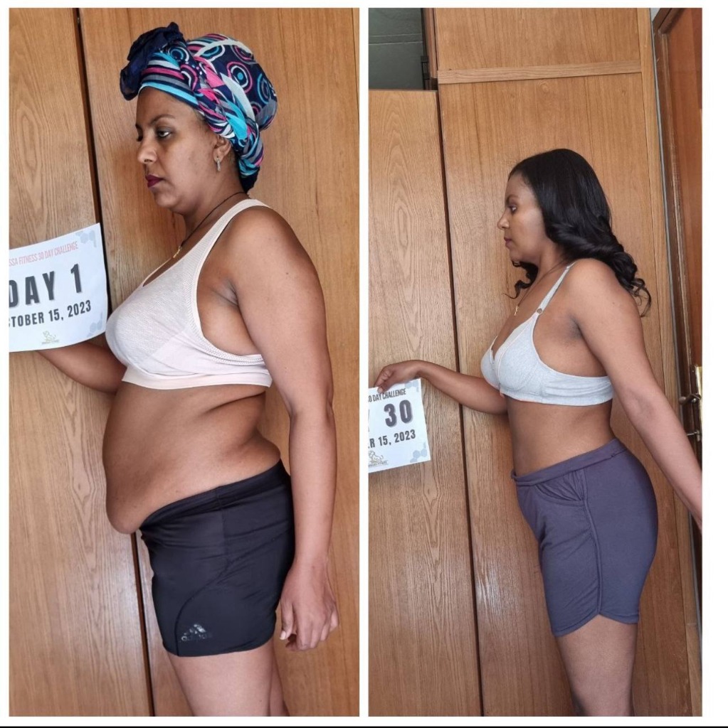 Hiwot Admasu Transformation Side